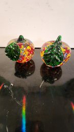 2 Glass Paperweights