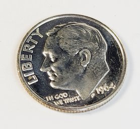 Proof 1964 Silver Dime