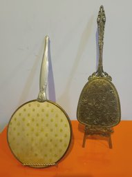 Pair Of Vintage Handheld Mirrors