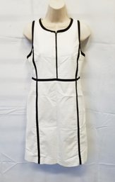 Women's Michael Kors Sleeveless Sheath Contrast Trim Dress Size 10