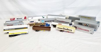 Great Vintage Lot Of Toy Semi-trailers/oil Tankers And More!