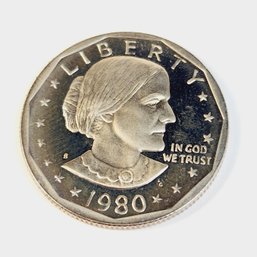 1980 BU Proof Susan B Anthony Dollar