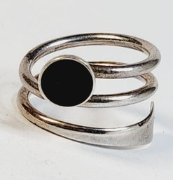 Unique Vintage Sterling Silver Wrap Around Ring