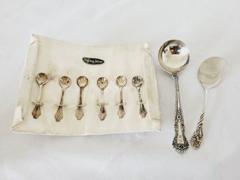 Antique Sterling Silver Spoon Assortment