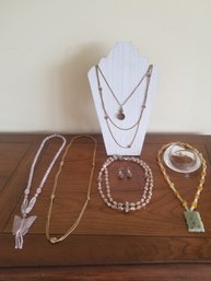 Nice Selection Of Ladies Earth Tone Costume Jewelry: Necklaces, Earrings & Bracelets