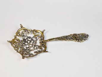 Antique Unique Ornate Sterling Silver Spoon