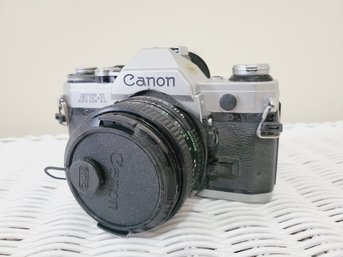 Vintage CANON AE-1 35mm Film Camera & Canon 50mm Lens
