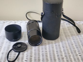 Vintage Asahi Pentax Takumar 1:4/200 Camera Lens With Hard Case