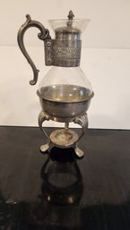 Vintage F.b Roger Silver-plated Coffee Carafe
