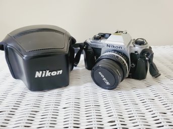 Vintage NIKON FG 35mm Film Camera With Nikon 50mm Series E Lens, Filter & Case
