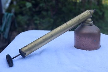 Vtg Blizzard Continuous Sprayer By O.B. Smith& Co. Copper/Brass Pump Bug/insect Sprayer Made In Utica NY USA