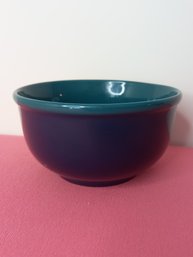 Blue Glazed Pottery Bowl