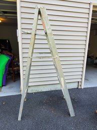 Vintage Ashby 6 Foot Aluminum Step Ladder