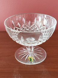 Beautiful Waterford Signed Crystal Candy Dish With Foil Seal