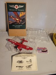 1931 Stearman Bi Plane.  Brand New. Wings Of Texaco.  NIB. -  - - - - - - - - - - - - -Loc: Wood Shelf In Box