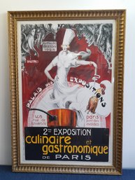 2 EXPOSITION Me Culinaire Et Gastronomique DE PARIS COMMISSARIAT Poster