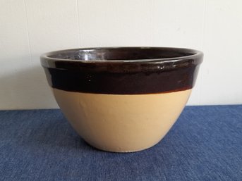 Brown Glazed Pottery Bowl