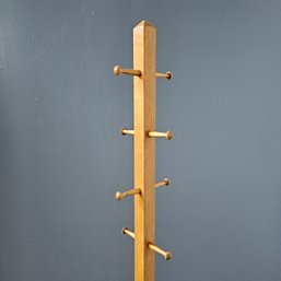 72 ' Vintage Solid Wood Coat Rack