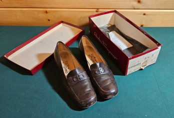 Salvatore Ferragamo Brown Shoes Size 8.5