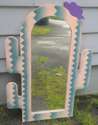 Southwestern Cactus Themed Mirror