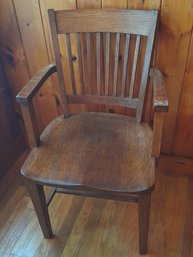 Solid Wood Arm Side Chair