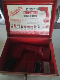 Milwaukee Hi Torque Driver/Drill Power Tool Lot #18