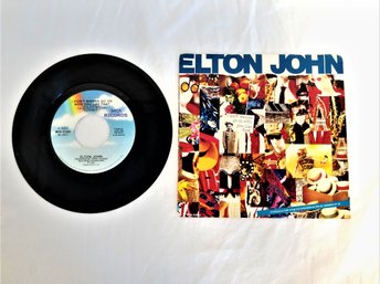 Elton John 'I Don't Wanna Go On With You Like That' 45 RPM Vinyl Record 1988