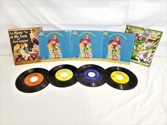 Great Selection Of Vintage 45RPM Kids Sing-a-longs