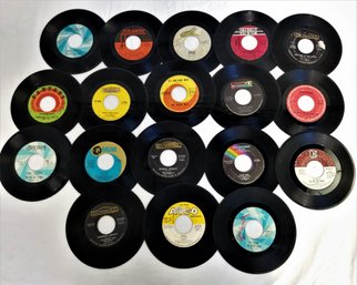 Vintage Classic Rock 7' Vinyl 45 RPMs: Doors, Bread, Chicago, Led Zepplin, Rolling Stones (lot 2)