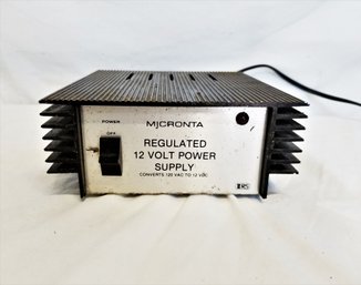 Micronta 22-124 Regulated 12 Volt Power Supply.