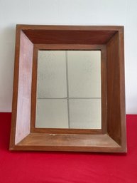 Wooden Framed Wall Mirror