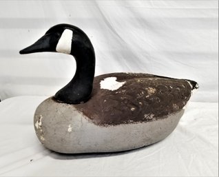 Vintage Large 22'Canadian Goose Styrofoam Decoy With Swivel Head