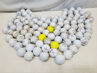 Large Bucket Of Used Golf Balls Assorted Brands: Callaway, Top Flyte, Pinnacle And More