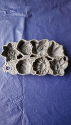 Vintage John Wright Cast Iron Muffin Mold