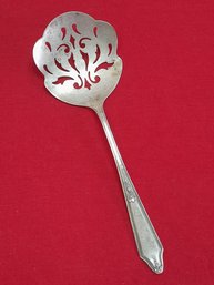 Sterling Slotted Strainer Serving Spoon