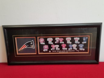 New England Patriots Legacy Uniform Plaque