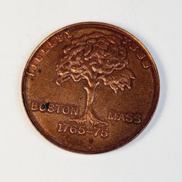 1975 Boston Mass Bicentennial Freedom Liberty Tree Medal