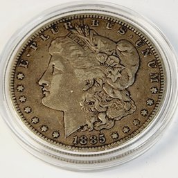 1885-o Morgan Silver Dollar (138 Years Old)