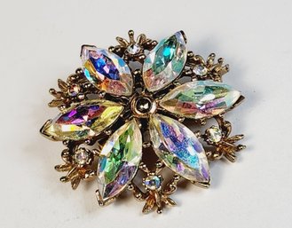 Large Vintage Rhinestone Pin/Brooch