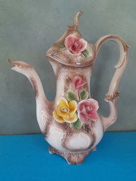 Floral Tea Pot Made In Italy