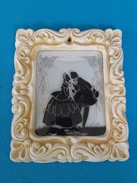 Silhouette Framed Art- Victorian Couple