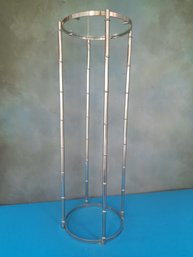 Round Planter Stand With Glass Top