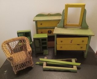 Doll Furniture 'as Found'