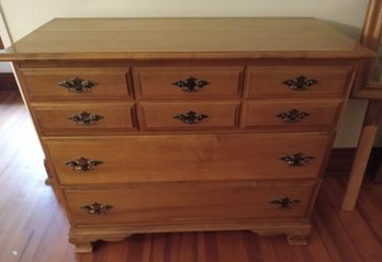 Colonial Maple Three Drawer Dresser