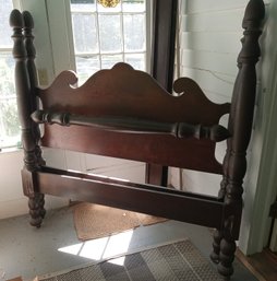 100 Year Old Mahogany Poster Bed With Acorn Finials