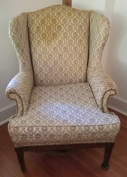 Classic Upholstered Wing Chair