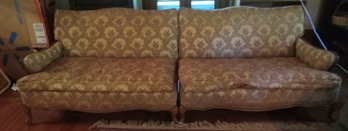 Two Part French Provincial Sofa