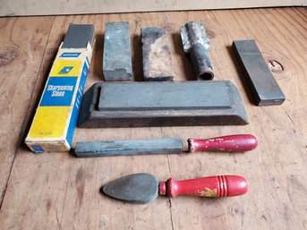 Vintage Assorted Knife Sharpening Tools / Blocks