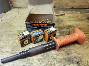 Remington Manual Ram Set & Assorted Power Loads