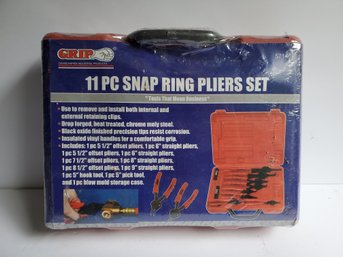 New GRIP Grand Rapids Industrial Products 11 Pc Snap Ring Pliers Set